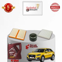 Kit Wartung 3 Filter Und ÖL Audi Q2 1.0 Tfsi 85KW 115CV Ab 2016