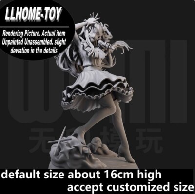 Anime Hoshino Ai Idol Singer Resin 3D Print GK Figure DIY Model Unpainted