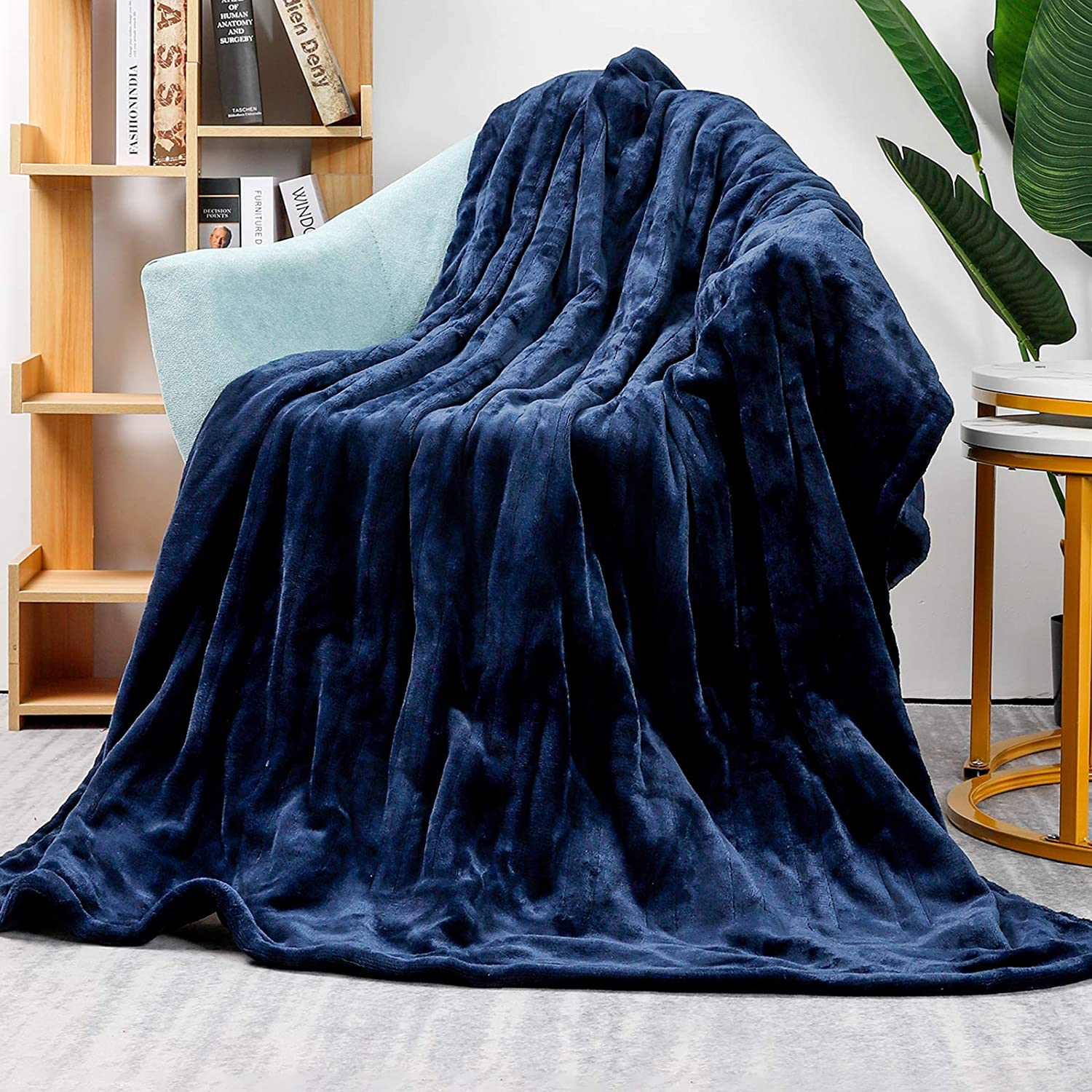 Heated Electric Throw 50 Inch X 60 Inch Flannel Washable Blanket with 3-Heat  Set 313044351350 | eBay