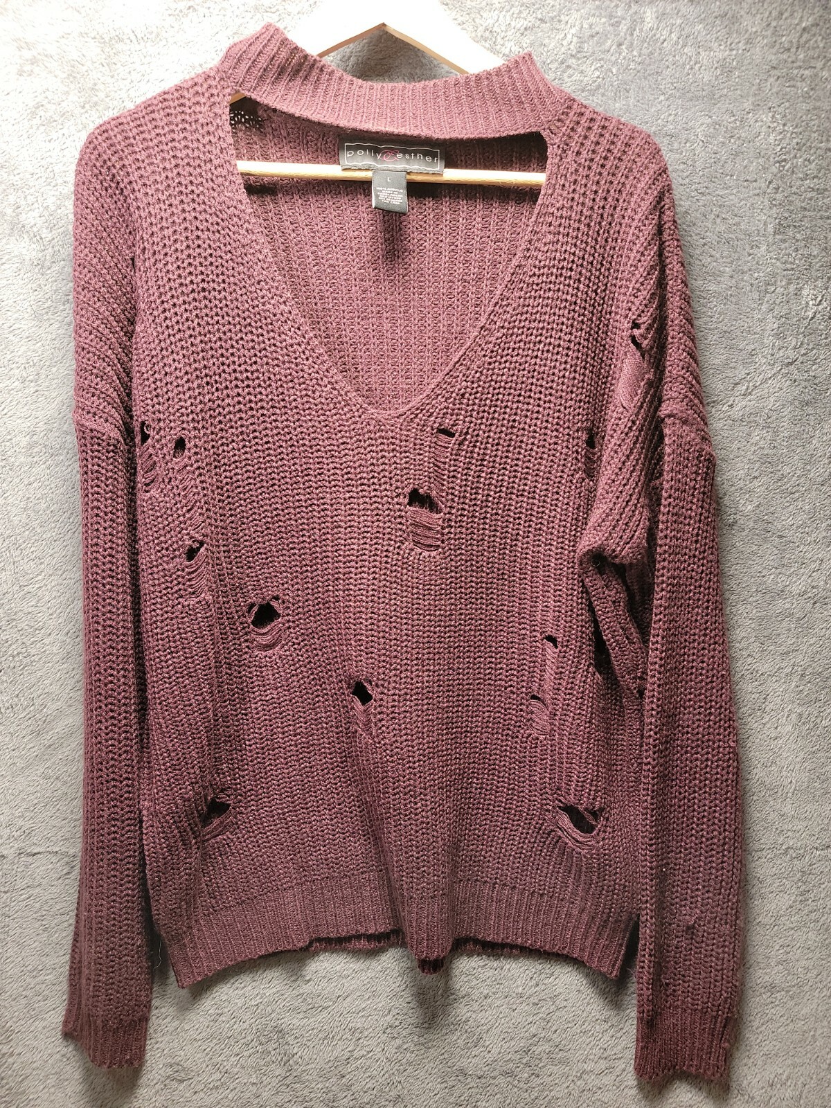 Polly \u0026 Esther Womens Sweater Large 