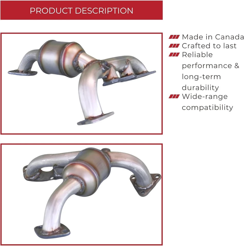 Fits Mercury Villager 1999-2002, 1999-2002 Nissan Quest catalytic converter 3.3L — 第 3/4 张图片