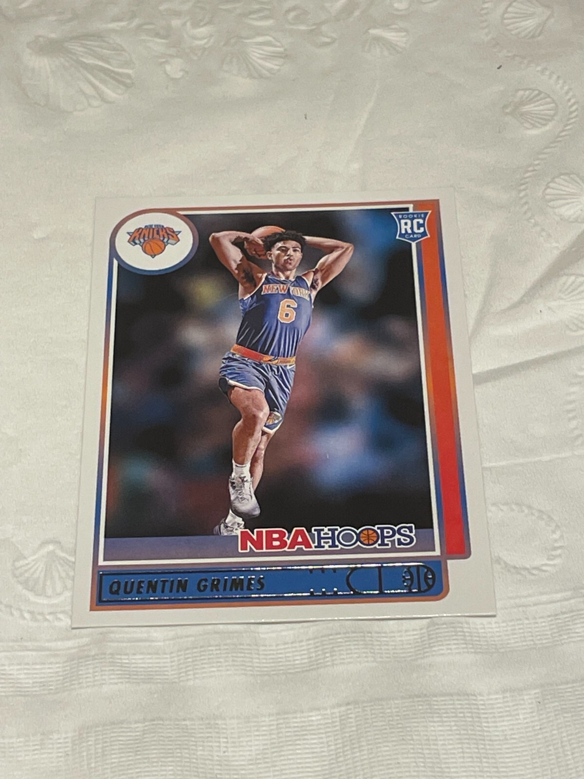 2021-22 Panini NBA Hoops Quentin Grimes #206  Rookie RC New York Knicks
