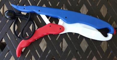 Fish Grip Gamefish Model 10'' Red White Blue All American black lanyard ball