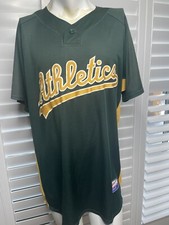 Oakland A's Athletics SANTIAGO CASILLA MLB Majestic Baseball Jersey Size 48