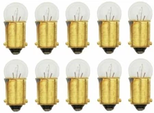 10x 53 Light Bulb Miniature Gauge Cluster Instrument Panel 12V G3-1/2 BA9S
