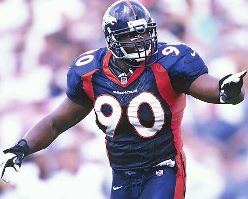 Neil Smith Signed Denver Broncos White Jersey (JSA COA) 6×Pro Bowl Defensive End - Picture 6 of 7