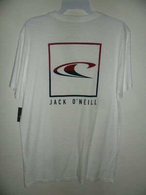 T-shirt O'Neill Manches Courtes - Taille Medium, Couleur Blanc (WHT), 100% Coton - Neuf Avec étiquettes