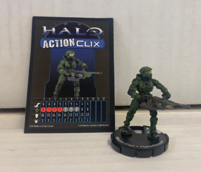 Wizkids Halo Action Clix Master Chief Flamethrower #300