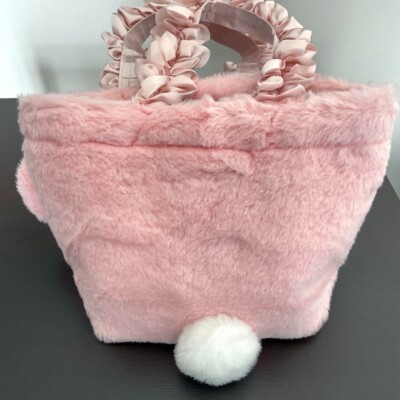 My Melody & Maison de FLEUR Kawaii Pink Plush type Tote bag Sanrio