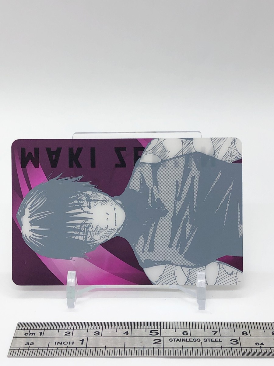 Maki Zenin Jujutsu Kaisen Wafer Card Clear Collection Japanese | eBay
