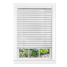 Achim Home Furnishing Cordless GII Luna 2" Slat Venetian Window Blinds, White