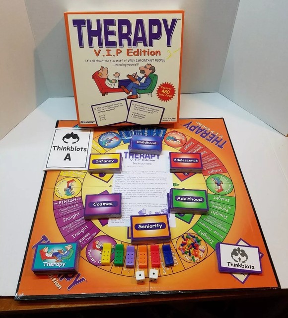 Therapy VIP Edition Board Game by Pressman 2005 Edition 100
