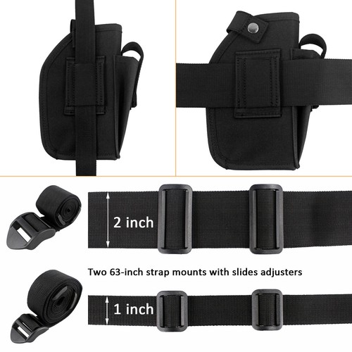IWB OWB Right Hand Truck Tactical Laser Holster- Fits Pistols with Mounted Laser - Picture 7 of 11
