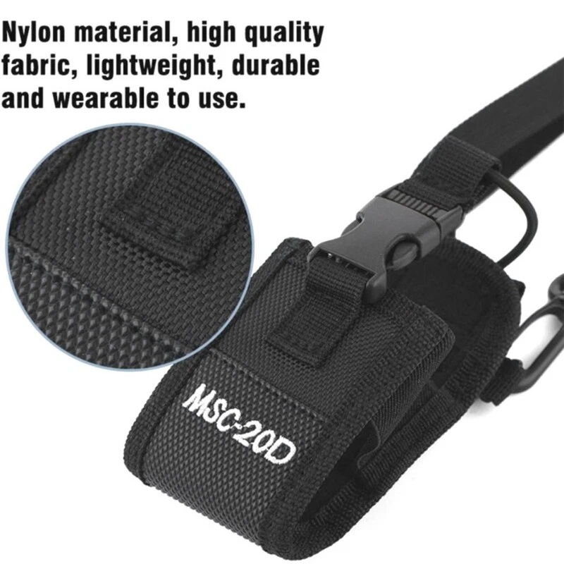 Nylon Belt Bag Adjustable Shoulder Strap Nylon Belt Case Bag Storage