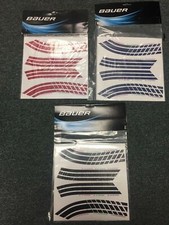 Bauer Hockey Goalie Mask Stickers! Custom Stripes Decals Goal Helmet, 4 Colors
