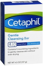 Cetaphil Gentle Cleansing Bar Dry To Normal, Sensitive Skin 4.5oz
