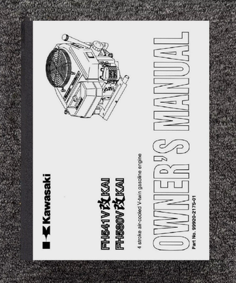 541 580 Engine Operators Maint Manual Kawasaki 17HP FH541V