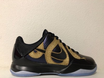 Nike Kobe V GS Eggplant Black Metallic Gold HM3753-500 Size 6.5y