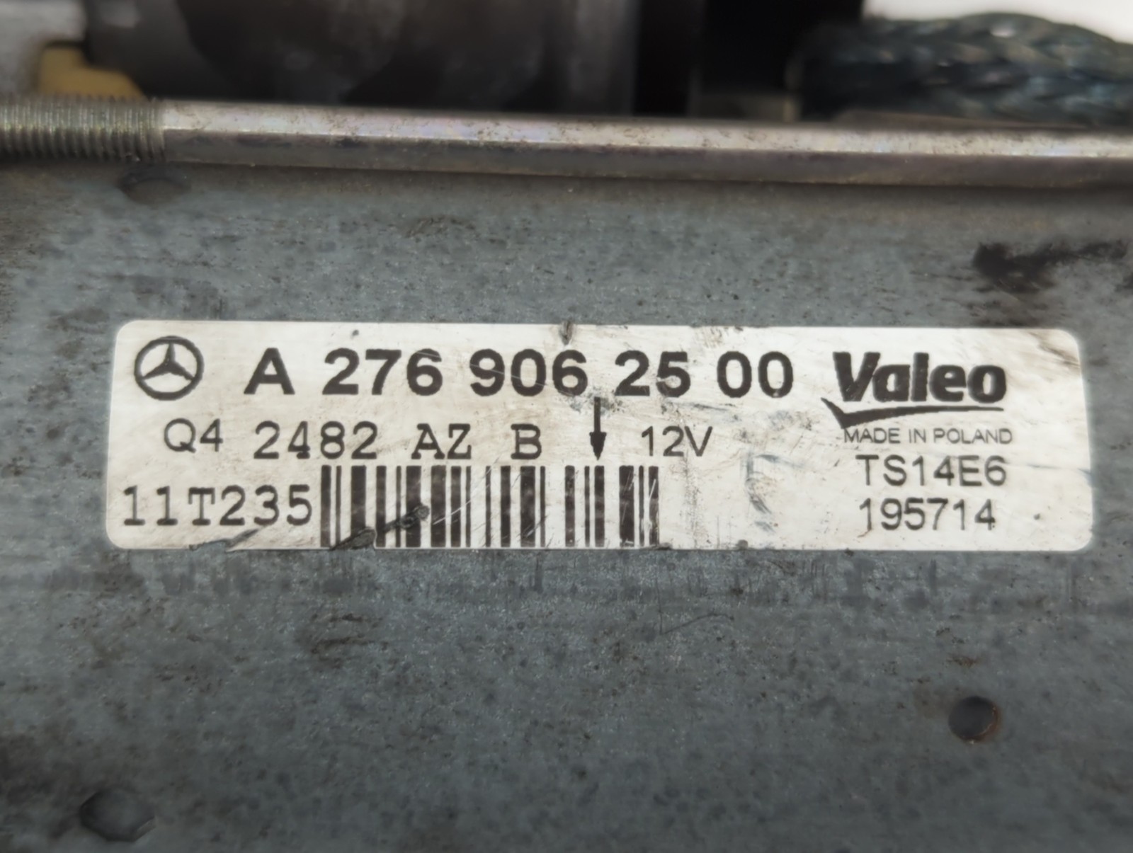 2012-2015 Mercedes-benz Ml350 Car Starter Motor Solenoid Oem KN49W