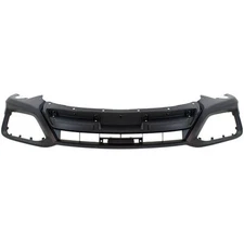 CAPA for 2013-2015 Crosstour Front Bumper Covers Black Plastic 04712-TP6A-90 C