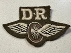 Original WW2 Dispatch Rider (DR ) Military Army  Qualification Trade Badge Patch