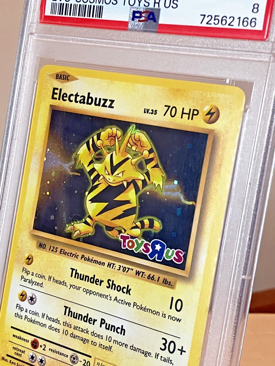 PSA 8 Electabuzz Toys R Us Promo - TUCKED SWIRL UNDER FOOT XY