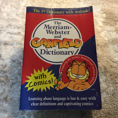The Merriam Webster And Garfield Dictionary Paperback Book 1999
