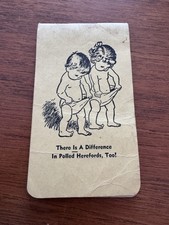 Vintage There Is A Difference Polled Hereford...