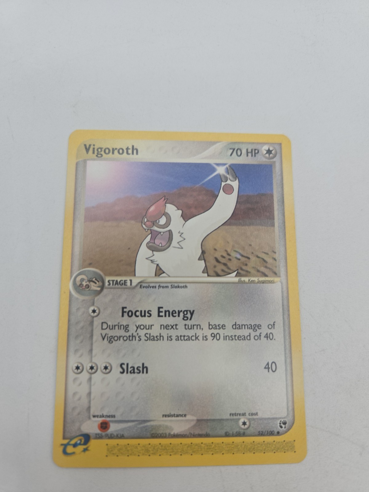 2003 EX Sandstorm Vigoroth #52/100 Uncommon NM