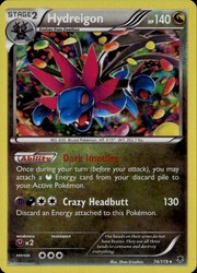Hydreigon 74/119 XY Phantom Forces Holo Rare
