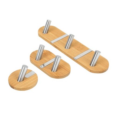 Wall Hooks Coat Hanger Robe Towel Holder for Kitchen Bathroom Behind the Door