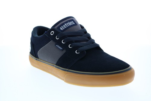 Etnies Barge LS 4101000351413 Mens Blue Suede Skate Inspired Sneakers Shoes 8.5
