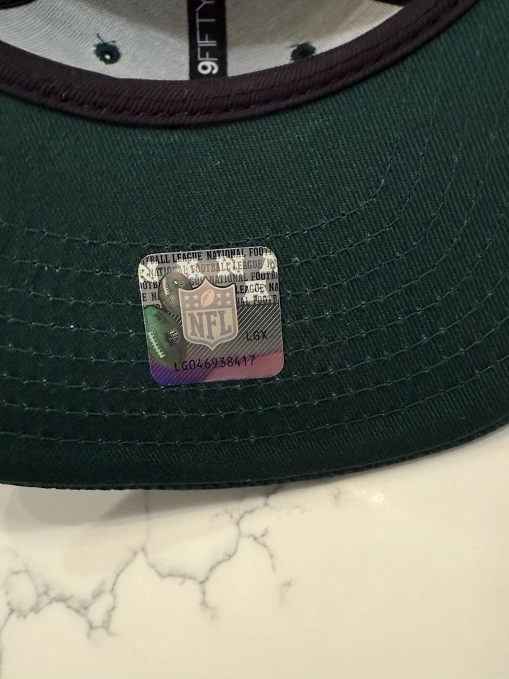 New Era New York Jets 9FIFTY Gorra Ajustable Snapback Negra NFL Fútbol Foto 4 de 4