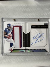 /5 - 2018 Playbook Rookie Playbook Glove Autograph Saquon Barkley #204 RC
