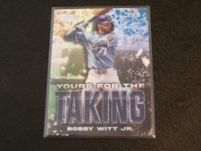 2025 Stadium Club Yours for the Taking BOBBY WITT JR. card! ROYALS!