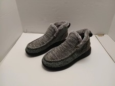 Womens Size 8 - Hey Dude Boots Shoes Denny Sleet Gray Faux Fur Ankle Booties