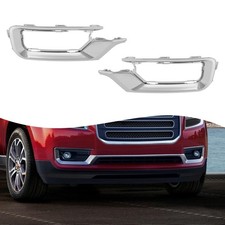 Fog Light Bezel Chrome Pair 2013-2016 GMC Acadia 2017 Limited 22814530 22814531