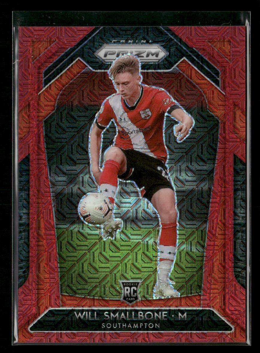 2020-21 Panini Prizm Premier League #83 Will Smallbone Red Mojo Prizm #/135 RC