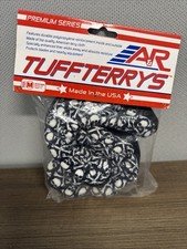 A R Ice Hockey Figure Skate TuffTerry Blade Covers Soakers - Skulls Crossbones