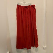 Oversized burnt orange pants by Cider Sz 2Xl