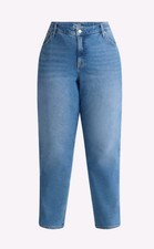 Terra  Sky Women's Plus Size Straight High Rise Jeans Size 22W PETITE NEW