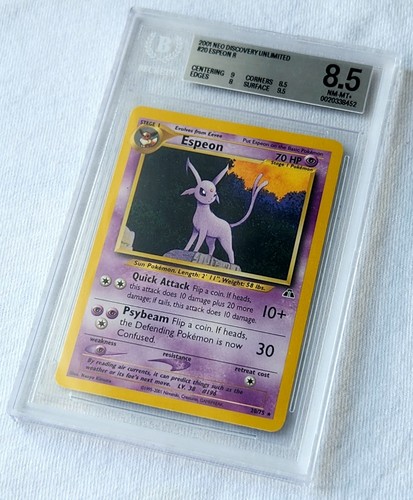 Espeon (Unlimited) graded BGS 8.5 for sale on eBay