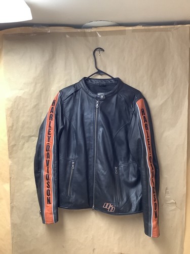 HARLEY DAVIDSON 98004-11VW VICTORY LANE WOMENS LEATHER RIDING JACKET (G29012255)