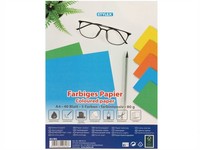 40 Blatt Farbiges Papier Intensiv A4 5 Vers. Farben Druckerpapier Kopierpapier