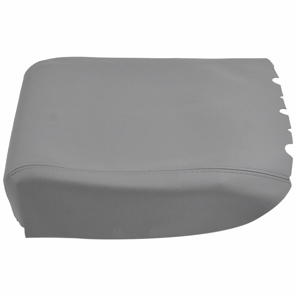 Leather Center Console Armrest Lid Cover Trim Gray For Toyota Tundra 2007-2013 — 第 2/4 张图片