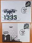 Ukraine 2025 "1333 days of Ukrainian resistance to Russia's war" FDC + Cardmax