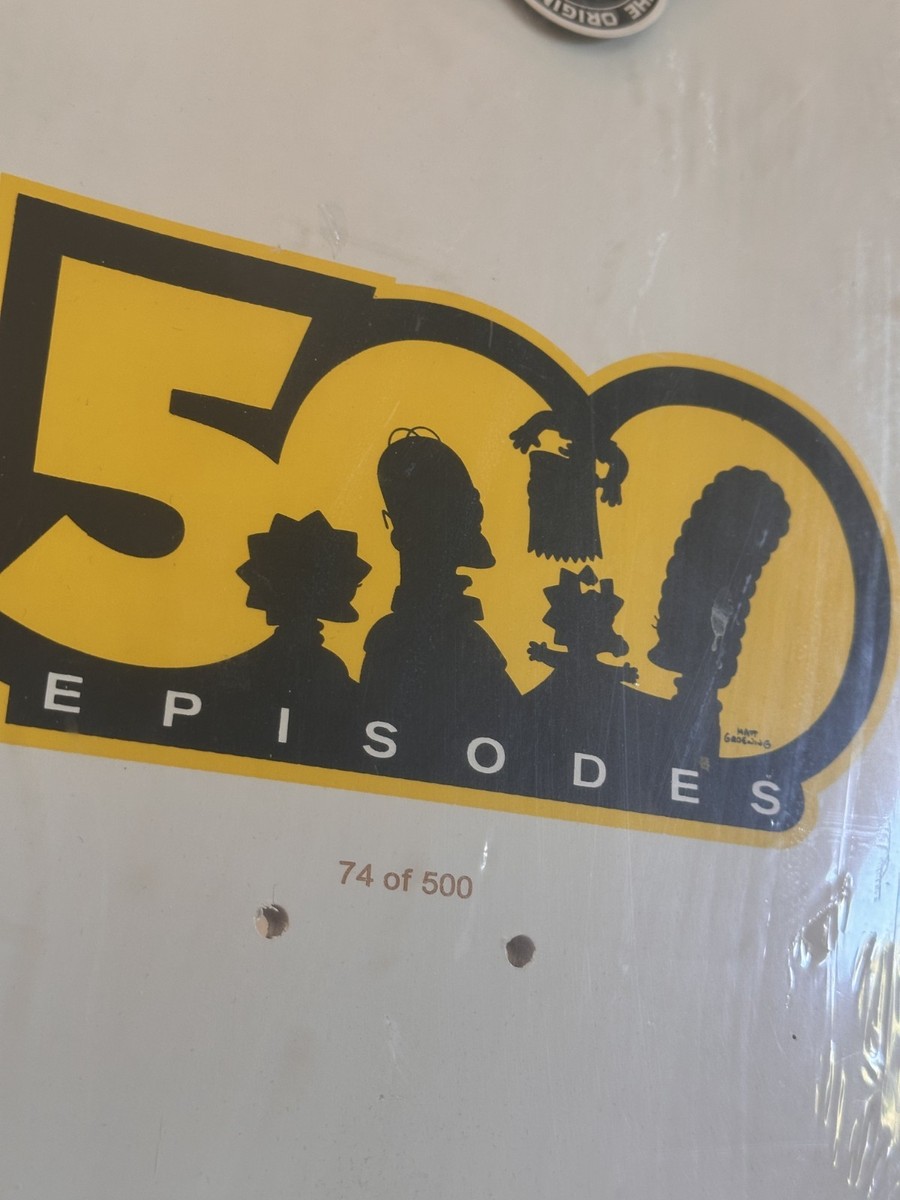 Rare Santa Cruz Slasher Skateboard Deck Bart Simpson Limited