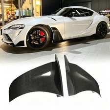 For Toyota Supra Gr A90 A91 2019-2026 Dry Carbon Front Fender Panel Vent Covers For Toyota Supra Gr A90 A91 2019-2026 Dry Carbon Front Fender Panel Vent Covers