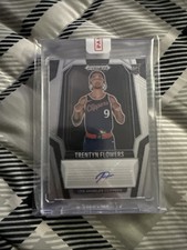 2024-25 Panini Prizm Black - Rookie Signatures Trentyn Flowers #RS-FWR (AU, RC)