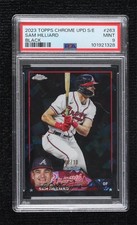 2023 Topps Chrome Update Sapphire Edition Black 7/10 Sam Hilliard PSA 9 MINT b4d